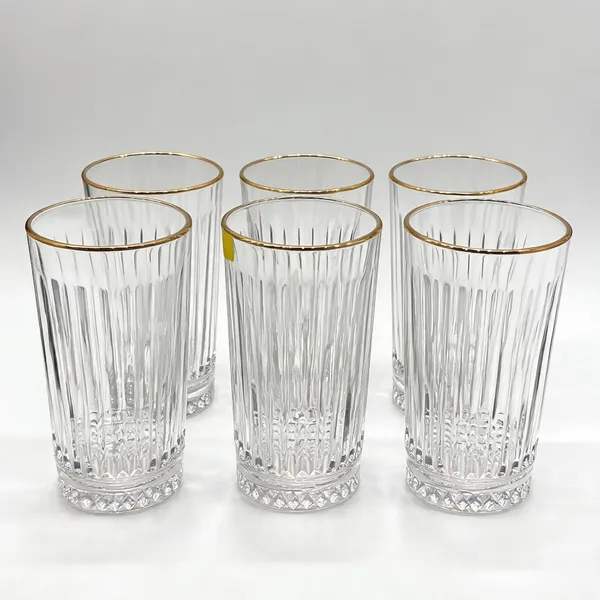 Glass_Ribbed_Gold_Rim_Tumbler_Set_Of_6