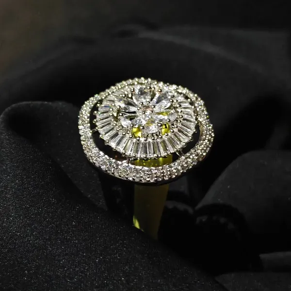 Silver_American_Diamond_Crystal_Floral_Baguette_Statement_Ring_For_Women