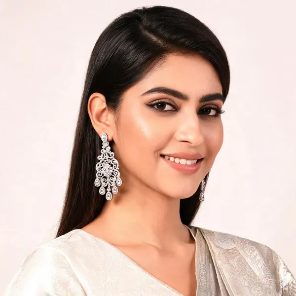 American_Diamond_Chandelier_Drop_Earrings_For_Women