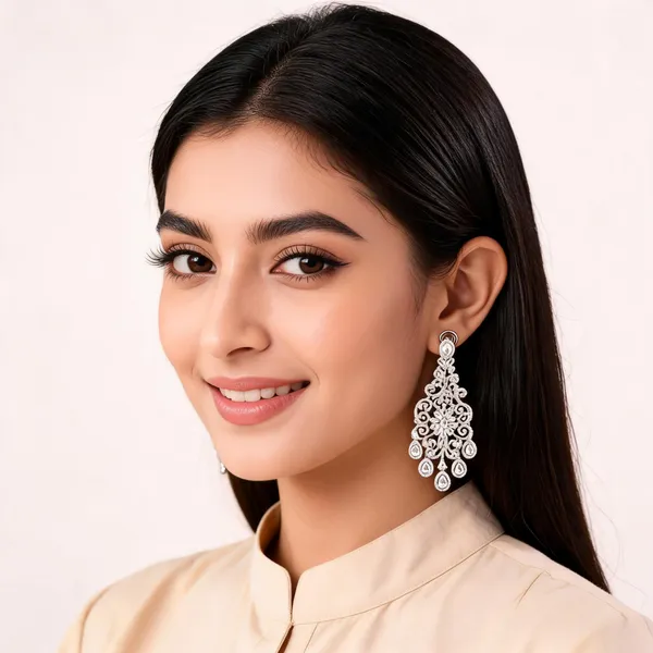 American_Diamond_Chandelier_Drop_Earrings_For_Women