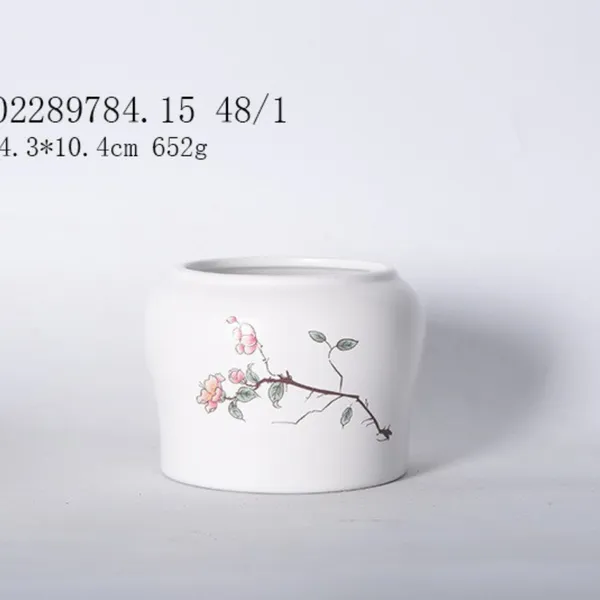 Ceramic_Floral_Print_Round_Planter