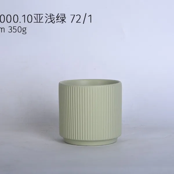 Light_Green_Ribbed_Plant_Pot