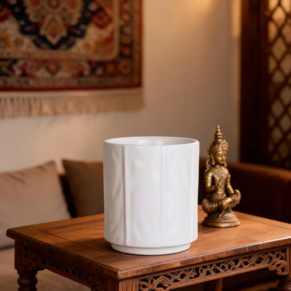 White_Ceramic_Planter_Pot_Living_Areas