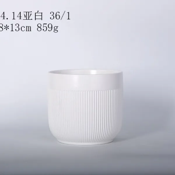 White_Ceramic_Planter_Pot_Living_Areas