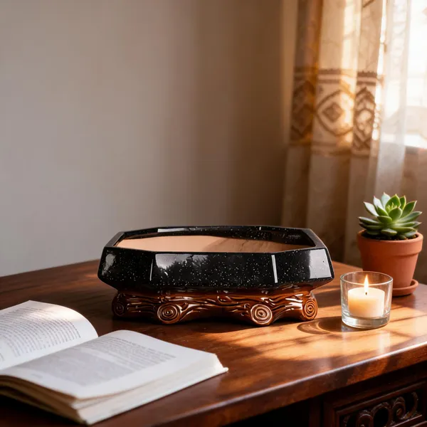 Black_And_Brown_Ceramic_Planter_Pot_Living_Areas