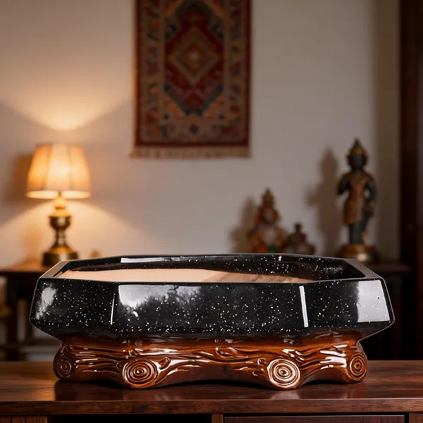 Black_And_Brown_Ceramic_Planter_Pot_Living_Areas