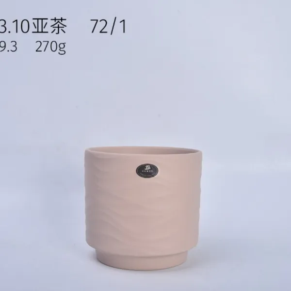 Ceramic_Textured_Cylindrical_Plant_Pot