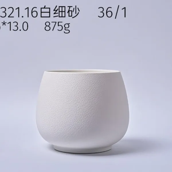 White_Ceramic_Plant_Pot_Living_Areas