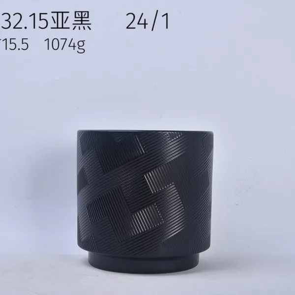 Black_Textured_Planter_Pot
