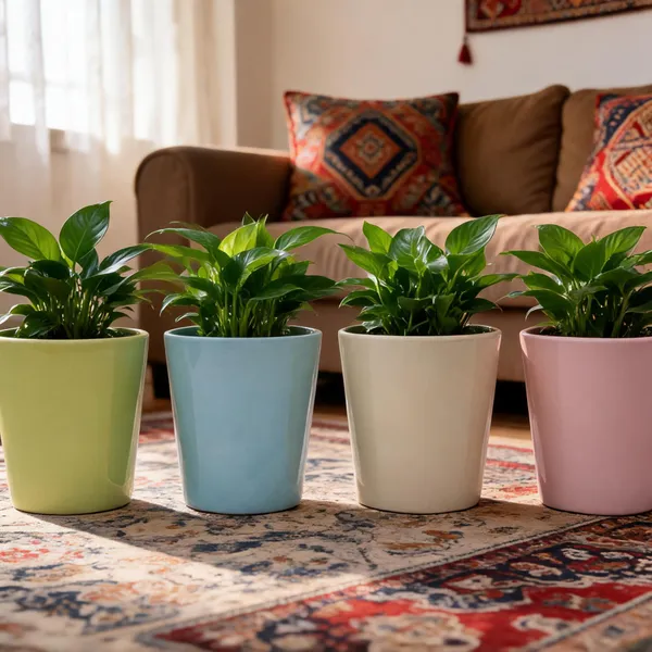 Multicolor_Ceramic_Plant_Pot_Living_Areas_Pack_Of_4