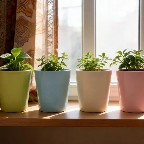 Multicolor_Ceramic_Plant_Pot_Living_Areas_Pack_Of_4