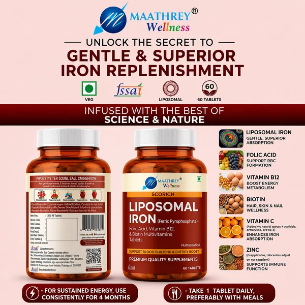 Scorich_Liposomal_Iron_Folic_Acid_B12_Tablets_For_Blood_Health