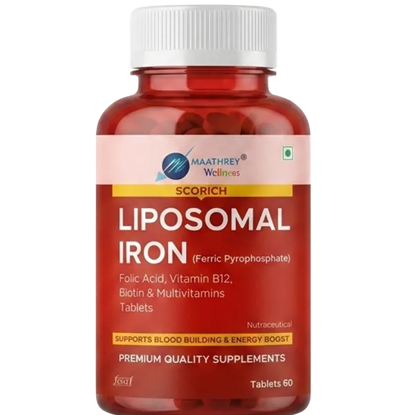 Scorich_Liposomal_Iron_Folic_Acid_B12_Tablets_For_Blood_Health