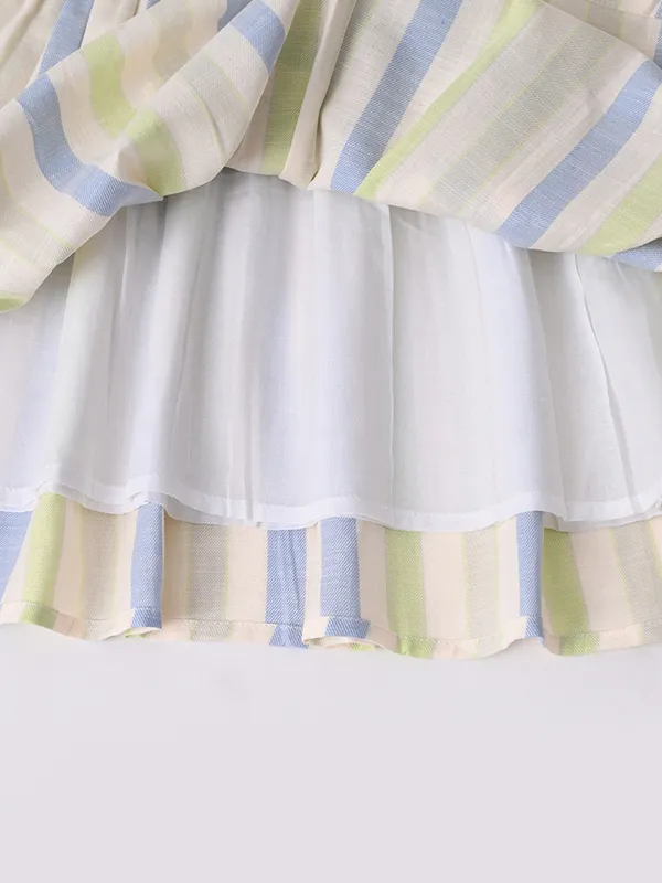 Bella_Moda_Baby_Girls_Striped_Dress_With_Shirt_Collar,_Pintuck_Detail_And_Waist_Tie