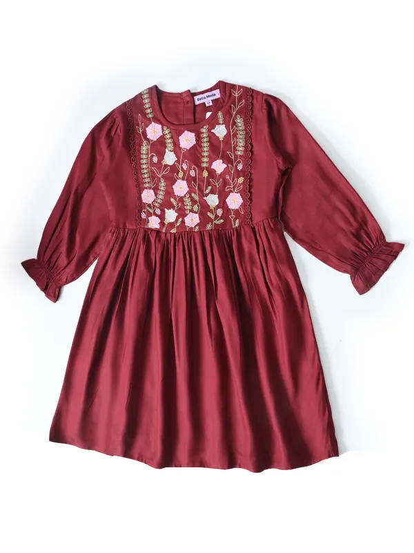 Bella_Moda_Cotton_Woven_Full_Puffed_Sleeves_Floral_Embroidered_Dress