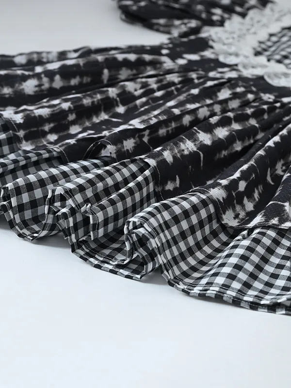 Bella_Moda_Girls_Tie_Dye_Dress_With_Gingham_Panel_And_Lace_Collar