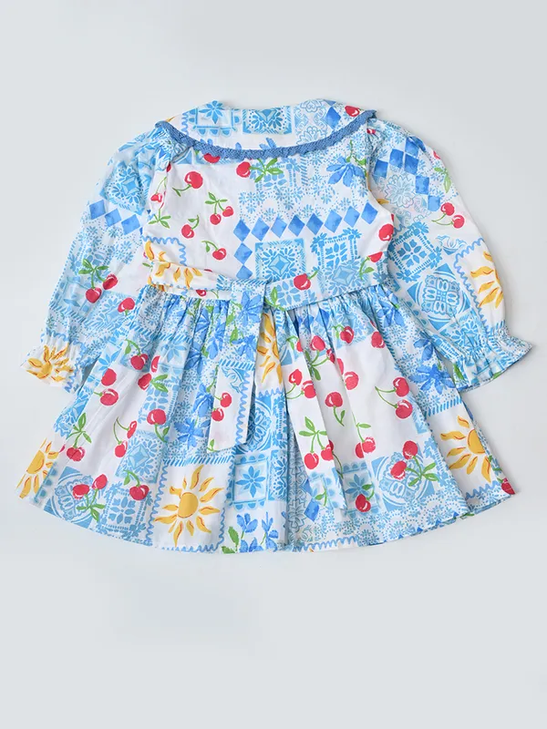 Baby_Girls_Floral_Printed_Cottonwoven_Dress_With_Peter_Pan_Collar_Blue