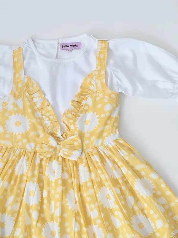 Bella_Moda_Cotton_Woven_Puff_Sleeve_Floral_Print_Fit_And_Flare_Dress
