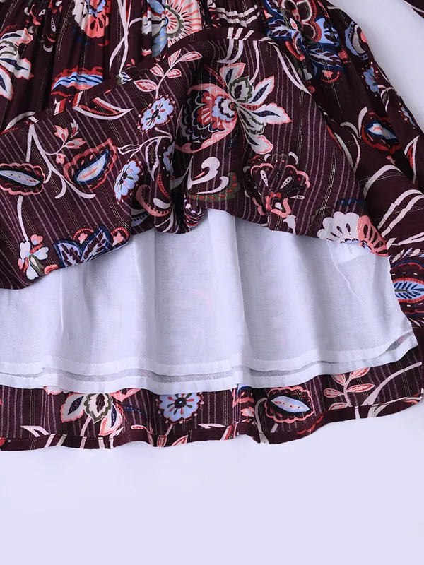 Bella_Moda_Girls_Fancy_Full_Sleeve_Dress_With_Contrast_Cuff_And_Belt