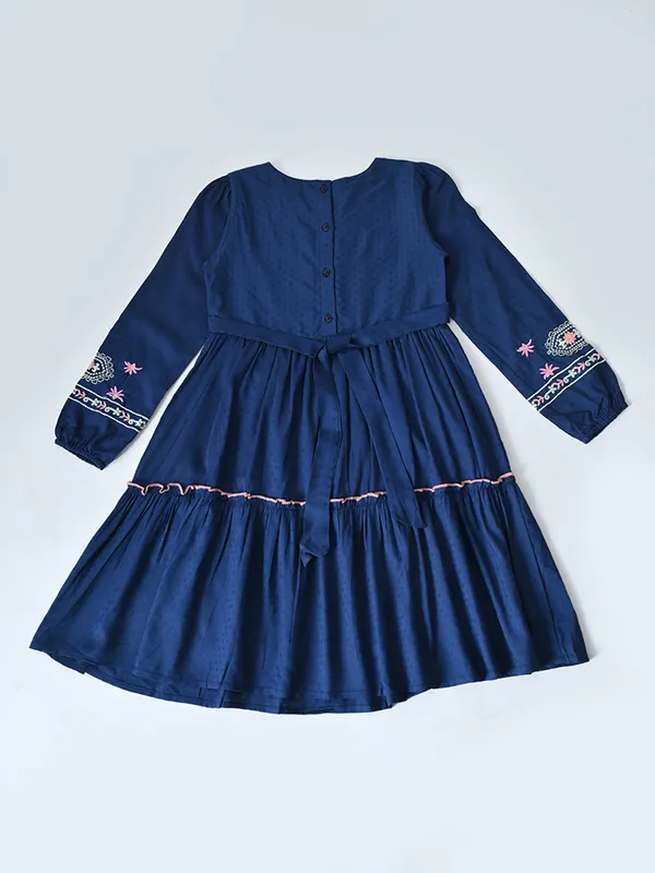 Bella_Moda_Cotton_Woven_Full_Sleeve_Floral_Embroidered_Fit_And_Flare_Dress_Navy_Blue