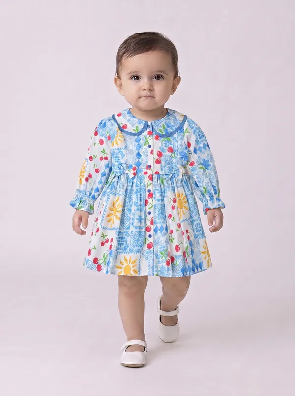 Baby_Girls_Floral_Printed_Cottonwoven_Dress_With_Peter_Pan_Collar_Blue