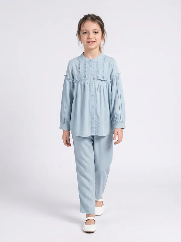 Bella_Moda_Cotton_Woven_Girls_Solid_Gathered_Yoke_Full_Sleeve_Top_With_Pants_Co_Ord_Set