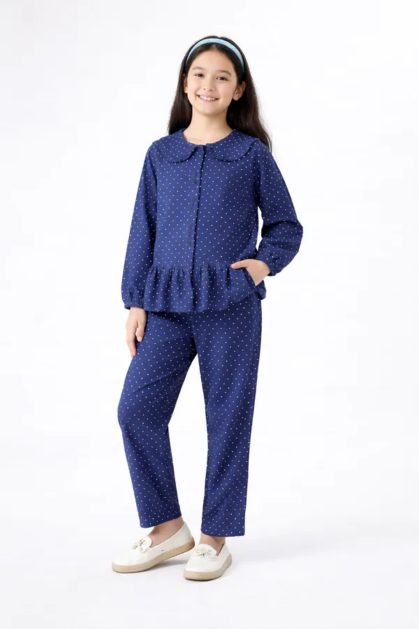 Bella_Moda_Cotton_Peasant_Sleeves_Solid_Coordinating_Top_And_Pant_Set