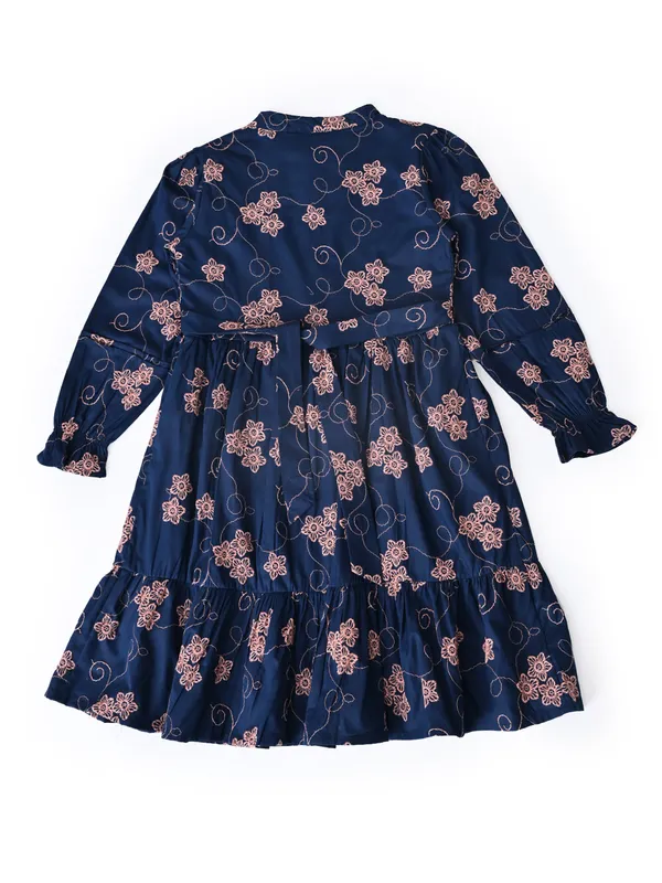 Bella_Moda_Cotton_Woven_Floral_Printed_Mandarin_Collar_Full_Sleeve_Fit_And_Flare_Dress