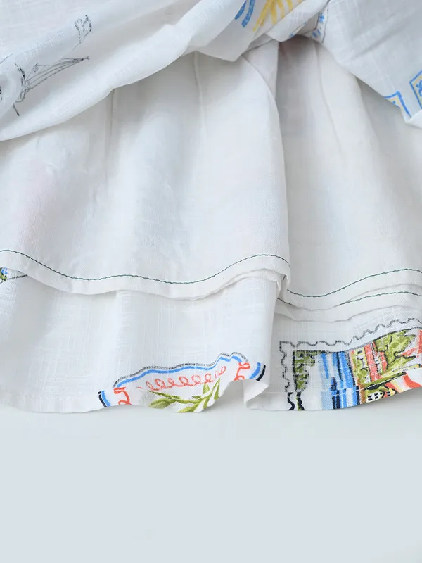 Baby_Girls_Floral_Printed_Cotton_Woven_Dress_With_Bell_Sleeves_Navy_Blue