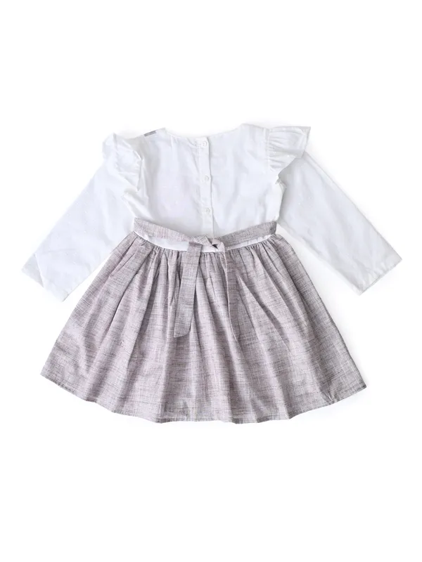 Girls_Floral_Embroidered_Cotton_Woven_Dress_With_Full_Sleeves_Brown