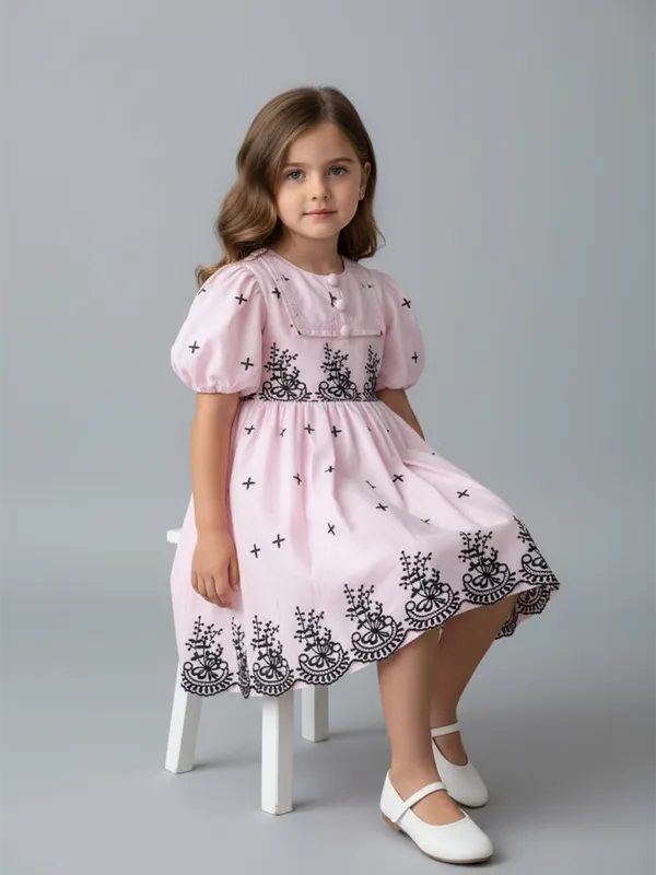 Bella_Moda_Girls_Scallop_Hem_Dress_With_Floral_Embroidery