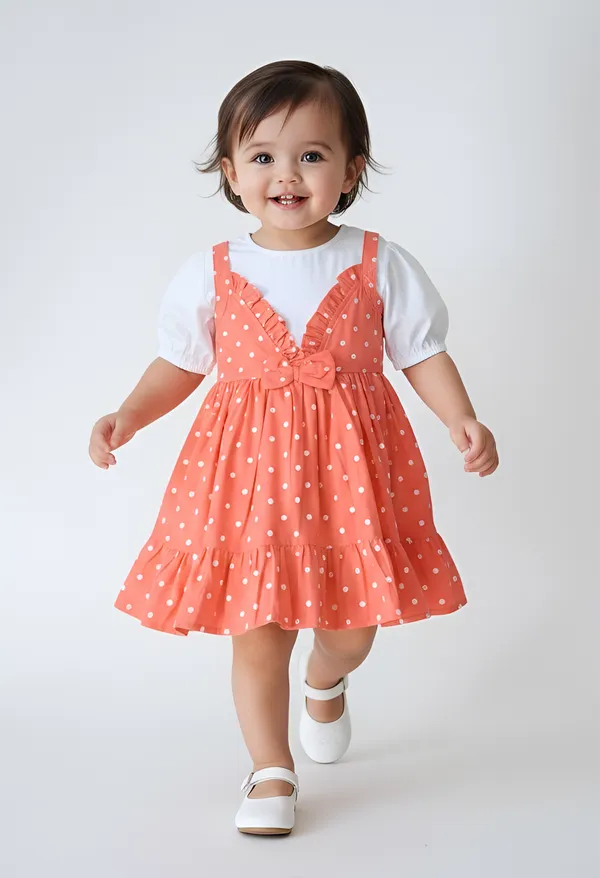 Bella_Moda_Cotton_Woven_Polka_Dot_Fit_And_Flare_Dress_With_Puff_Sleeves