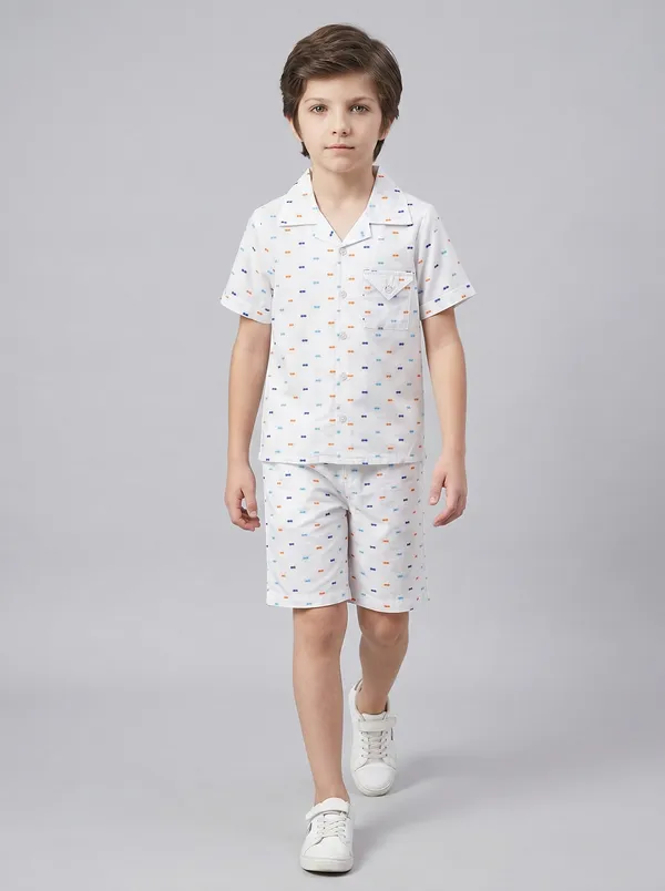 Bella_Moda_Boys_Printed_Half_Sleeve_Shirt_And_Shorts_Set