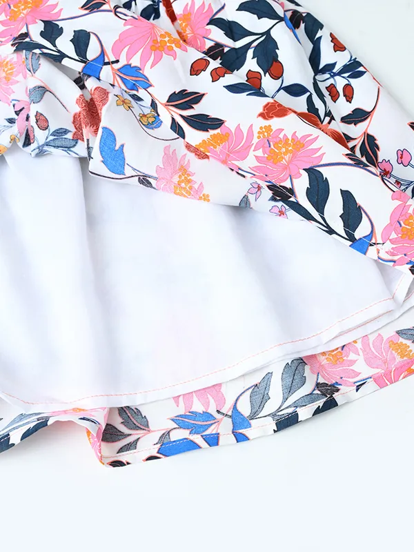 Baby_Girls_Floral_Printed_Cotton_Woven_Dress_With_Bell_Sleeves_Navy_Blue_And_Pink