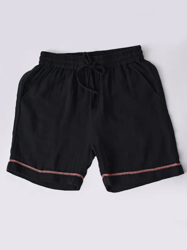 Bella_Moda_Cotton_Woven_Boys_Embroidered_Clothing_Set_Black