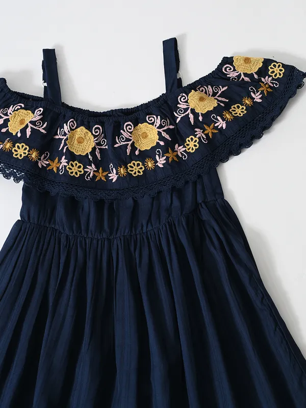 Bella_Moda_Cotton_Woven_Girls_Floral_Embroidered_Cold_Shoulder_Ruffle_Dress