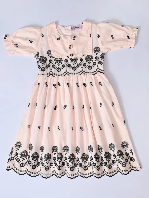 Bella_Moda_Cotton_Woven_Half_Puffed_Sleeves_Floral_Embroidered_Dress