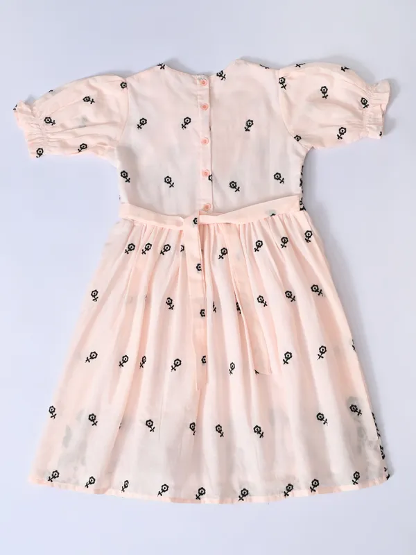 Bella_Moda_Cotton_Woven_Half_Puffed_Sleeves_Floral_Embroidered_Dress