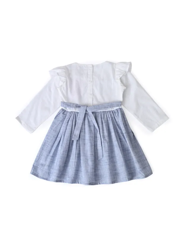 Girls_Floral_Embroidered_Cotton_Woven_Dress_With_Full_Sleeves_Blue
