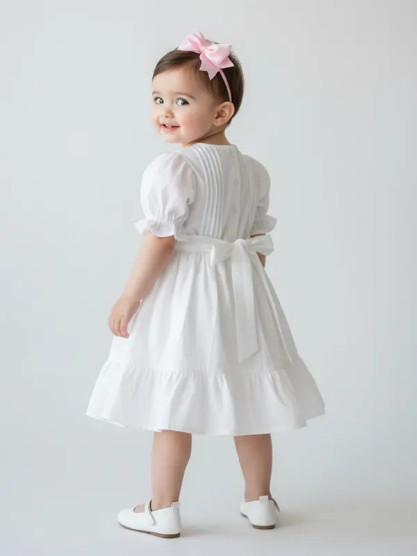 Bella_Moda_Girls_Embroidered_Bird_Motif_Cotton_Dress_With_Puff_Sleeves_And_Tassels