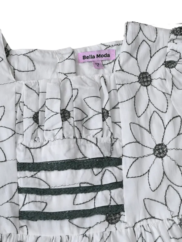 Bella_Moda_Girls_Floral_Thread_Embroidered_Puff_Sleeve_Fit_And_Flare_Dress