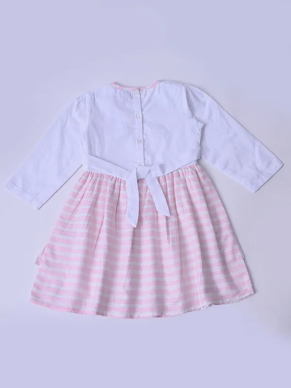 Bella_Moda_Baby_Girls_Striped_Dress_With_Embellished_Yoke_And_Frill_Hem