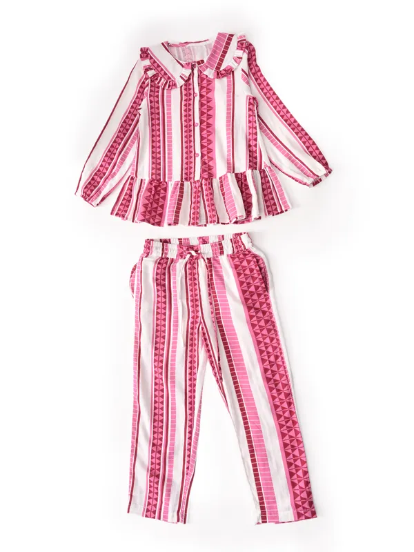 Bella_Moda_Cotton_Peasant_Sleeves_Striped_Printed_Coordinating_Top_And_Pant_Set