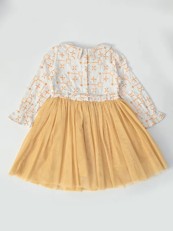 Bella_Moda_Net_Woven_Full_Sleeves_Embroidered_Party_Dress_Orange