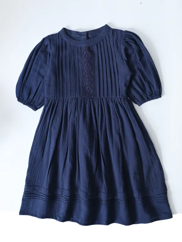 Bella_Moda_Cotton_Woven_Solid_Pleated_Yoke_Puff_Sleeve_Fit_And_Flare_Dress