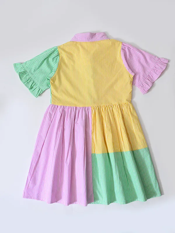 Bella_Moda_Cotton_Woven_Girls_Color_Block_Striped_Shirt_Dress_With_Sling_Bag