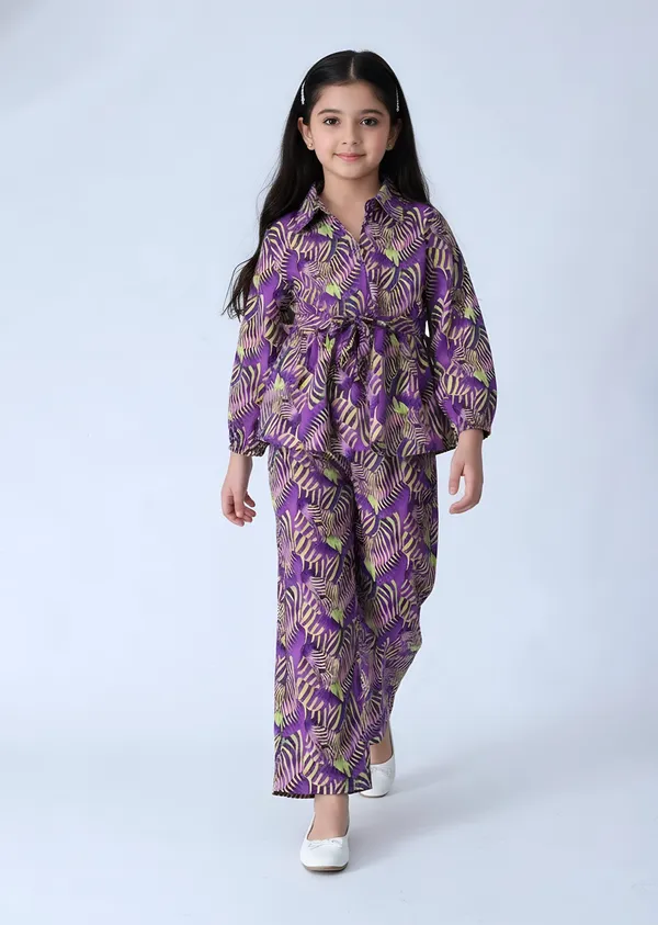 Bella_Moda_Cotton_Woven_Purple_Leaf_Print_Waist_Tie_Up_Co_Ord_Set_Purple