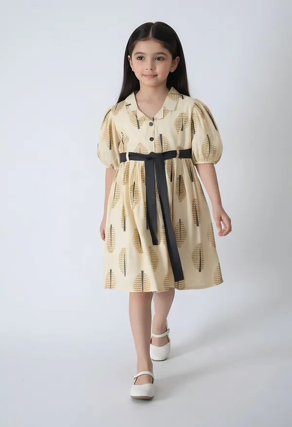 Bella_Moda_Cotton_Woven_Girls_Floral_Print_Dress_With_Waist_Tie_Up