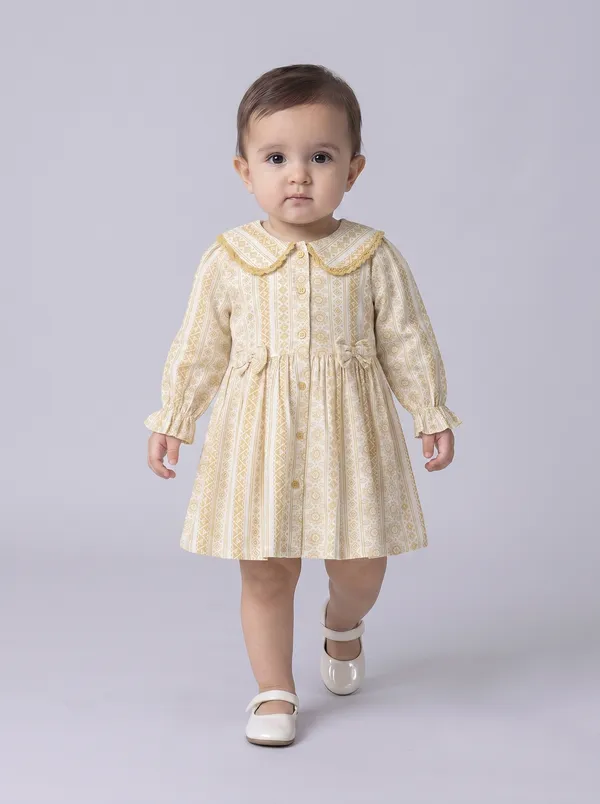 Baby_Girls_Floral_Printed_Cottonwoven_Dress_With_Peter_Pan_Collar_Yellow