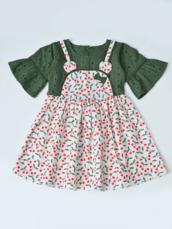 Baby_Girls_Floral_Printed_Cotton_Woven_Dress_With_Bell_Sleeves_Multi_Color